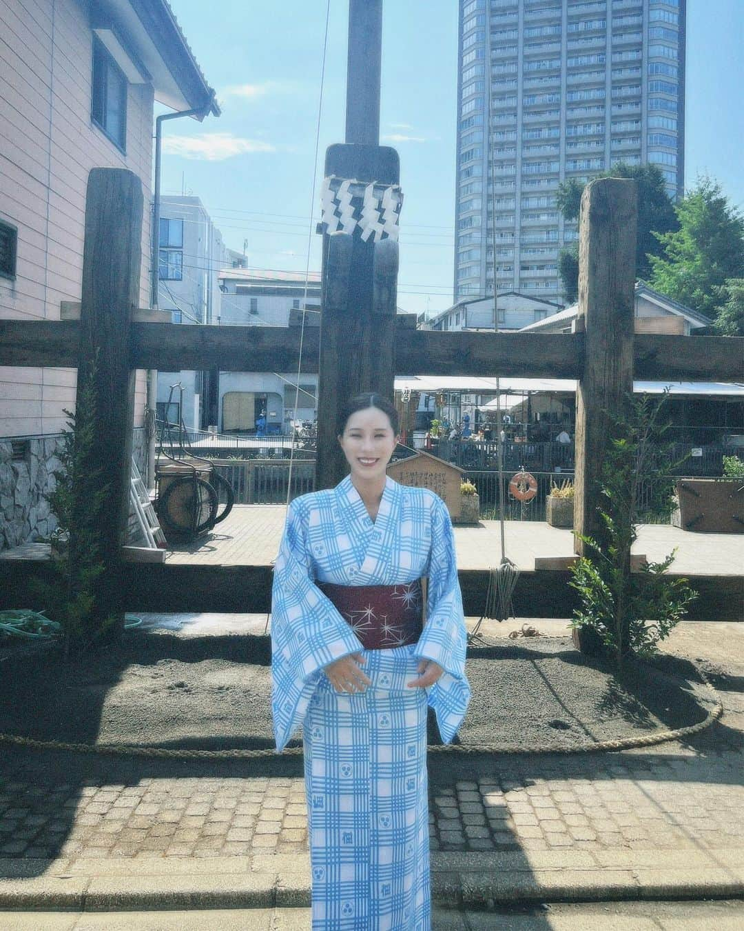 七海あやかさんのインスタグラム写真 - (七海あやかInstagram)「. 住吉神社　例大祭 2023.08.05 . . #佃　#佃島　#月島#祭り#獅子 #film」8月8日 8時15分 - aya_tsukishima