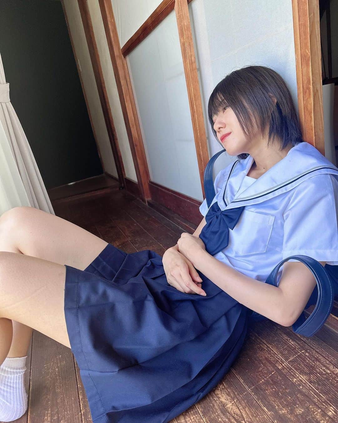 大西桃香のインスタグラム：「毎日あっちいねえ〜☀️   #朗読劇  #海カノ   実家感🏠」