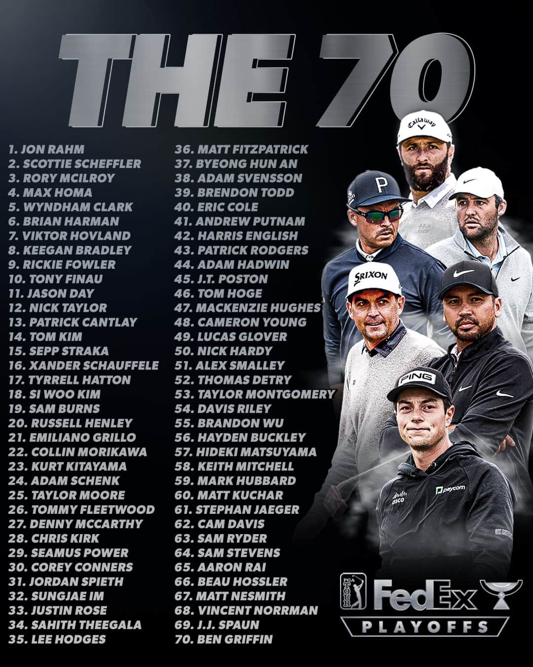 PGA TOURのインスタグラム
