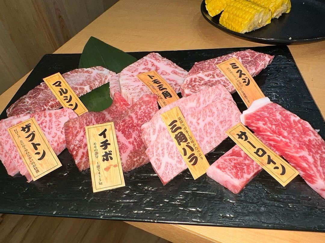 小西杏奈さんのインスタグラム写真 - (小西杏奈Instagram)「𓌉𓇋 ‎🥩♡♡♡ 但馬牛で幸せ( ´˘` )   #地元愛  #豊岡市グルメ   #但馬牛   #但馬牛7種盛り」8月8日 9時15分 - ansan0518