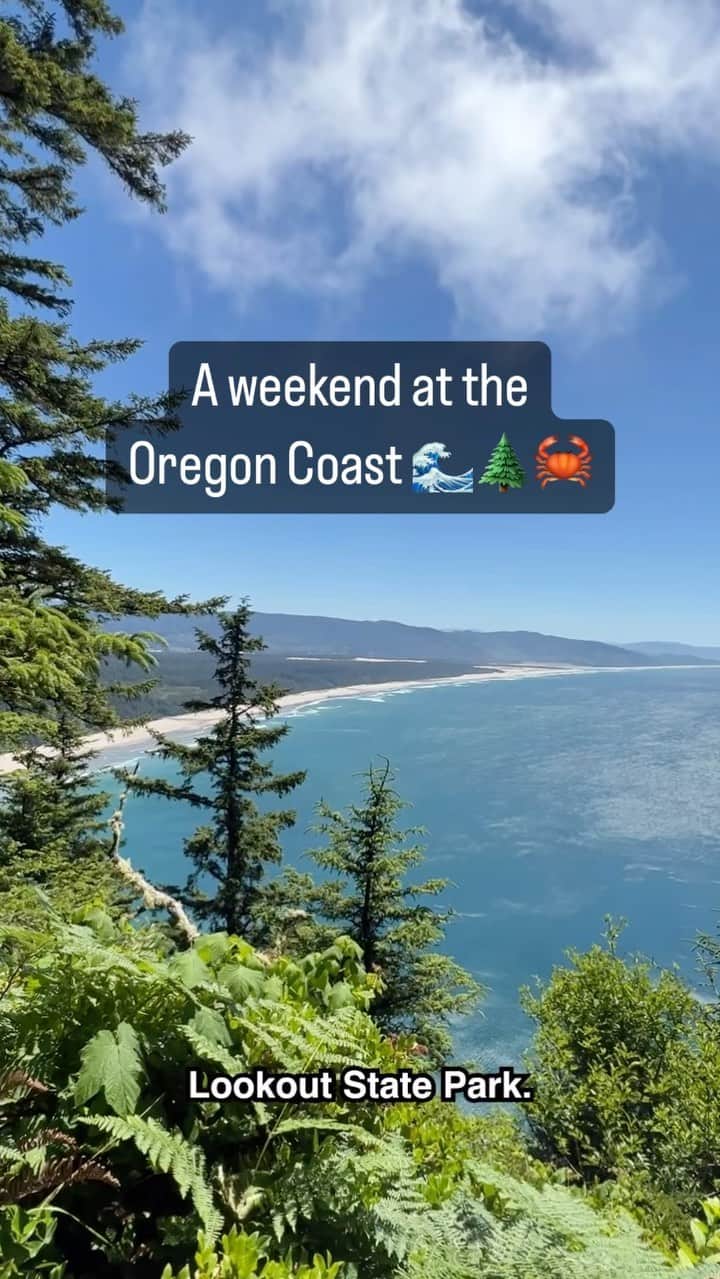 Portlandのインスタグラム：「Pack your weekend with adventure, fresh crab, and a whole lot of coastal beauty. Welcome to the Oregon Coast! 🌊🦀 #portland #pnw #oregon #portlandoregon #pacificnorthwest #travelportland」