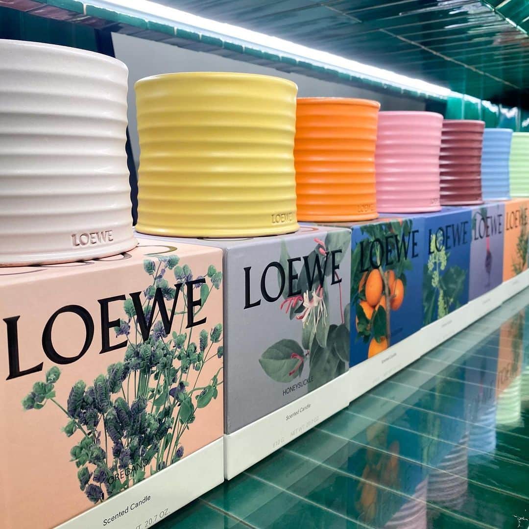 HANKYU.MODEさんのインスタグラム写真 - (HANKYU.MODEInstagram)「. LOEWE PERFUMES NEW ARRIVAL At 3F MODE  オレンジの花を連想させるキャンドル「Orange Blossom」や、LOEWEのフレグランスコレクション「ボタニカル レインボー」から、ブランドとして初めて作り上げた独自の香り「ロエベ アコード」を採用した新作香水「ロエベ アイレ アンセシス(LOEWE Aire Anthesis)」が登場。洋ナシを主役にしたフルーティーフローラルな香り。  一部商品は阪急公式オンラインストアでも販売中。  Page1‐3 オードゥ パルファン”ロエベ アイレ アンセシス” 50ml 21,340円 / 100ml 31,790円  キャンドル オレンジブロッサム S 13,310円 / M 27,500円 / L 57,970円  キャンドルバスケット　118,030円 リッド S 6,050円から  Page6 ワックスキャンドルホルダー オレンジブロッサム　18,480円  Page7 左） オードゥ トワレ “ロエベ アイレ ア ミ アイレ” 50ml 13,750円 / 100ml 19,800円  真ん中・右）  オードゥ トワレ “ロエベ アグア マルドコーラル” 50ml 12,760円 / 100ml 16,720円  #LOEWEPERFUMES #ロエベパルファム #新作 #hankyumode #阪急うめだ本店 #うめはん #LOEWE #ロエベ #フレグランス #パルファム #香水 #ルームフレグランス #香り好き #キャンドル #アロマキャンドル #ロエベ香水  #オレンジブロッサム #シトラス」8月8日 12時00分 - hankyumode