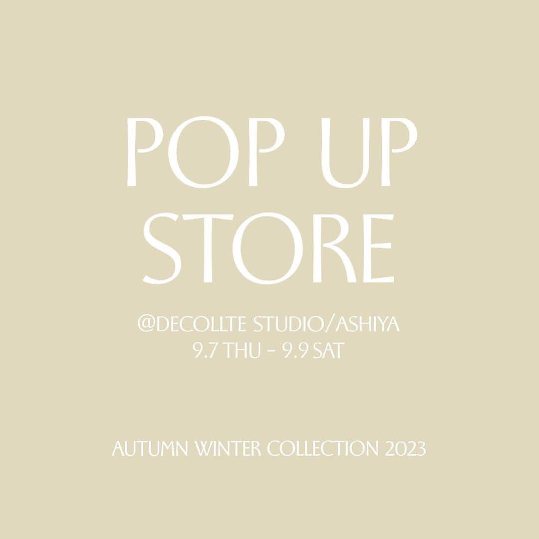 正中雅子のインスタグラム：「2023AW POPUP STOREのお知らせです💡  MACHATT AUTUMN/WINTER 2023POPUP STORE 2023.9.7 THU - 9.9 SAT ＠ASHIYA  ご来店くださったお客様が楽しくお買い物していただける時間が過ごせるよう、 スタッフ一同精一杯お買い物のお手伝いをさせてもらいたいので是非遊びにきてもらえると嬉しいです😊  9/7（THU）-9/9（SAT）の3日間限定でPOPUP STOREを開催致します！ 今回は【完全予約制】とさせていただきます。  ※ ご本人様と同伴者1名様までご入場が可能です。（お子様は同伴者にカウントされません。）  【開催日程・場所】 9/7（THU）10:00-18:00（最終入場17:00） 9/8（FRI）10:00-18:00（最終入場17:00） 9/9（SAT）10:00-18:00（最終入場17:00） 本イベントは【完全予約制】となりますのでフリー入場はございません。予めご了承くださいませ。  〒659-0067 兵庫県芦屋市茶屋之町2-23 デコルテスペース1F  【予約開始日時】  8/9（WED）18：00   【予約方法】 MACHATT ONLINE STOREよりご希望日時をお選びいただき、カートに入れてご注文完了までお進みください。 システムの都合により、お支払い方法が銀行振込となっておりますがそのままお手続きをお願い致します。  【商品の購入方法】 今回のイベントは【オーダー形式】となり、商品は当日お持ち帰りが出来かねます。 当日イベント会場にてQRコードをお渡しさせていただきますので、特設サイトにて商品をご購入ください。 ご購入商品は1週間前後でお客様のご自宅へ配送致します。（送料無料）  【お問い合わせ先】 machatt@martys.co.jp」