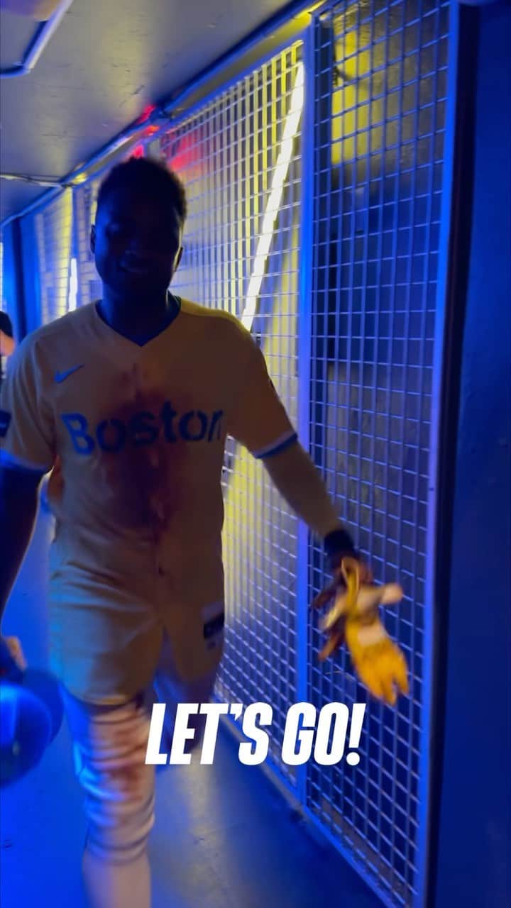 ボストン・レッドソックスのインスタグラム：「And now a word from the Red Sox 😤」