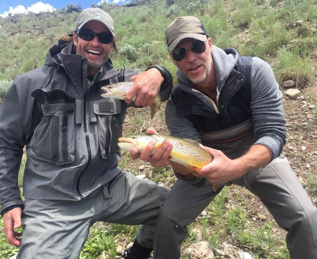 ジョシュ・ホロウェイのインスタグラム：「My friend, my brother, my fishing buddy, I love you bro. Thank you for the good times. Rest in Peace.♥️」