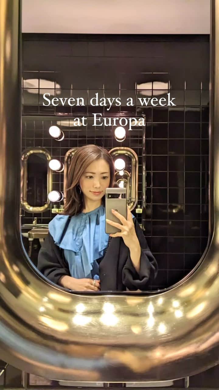 のインスタグラム：「. Seven days a week🌈 at Europa🇪🇸🇮🇹🇻🇦🇨🇿🇫🇷🇲🇨🇬🇧 . . #ootd #outfit #fashion #coordinate #ファッション #コーディネート #コーデ #今日のコーデ #一週間コーデ #旅行コーデ」