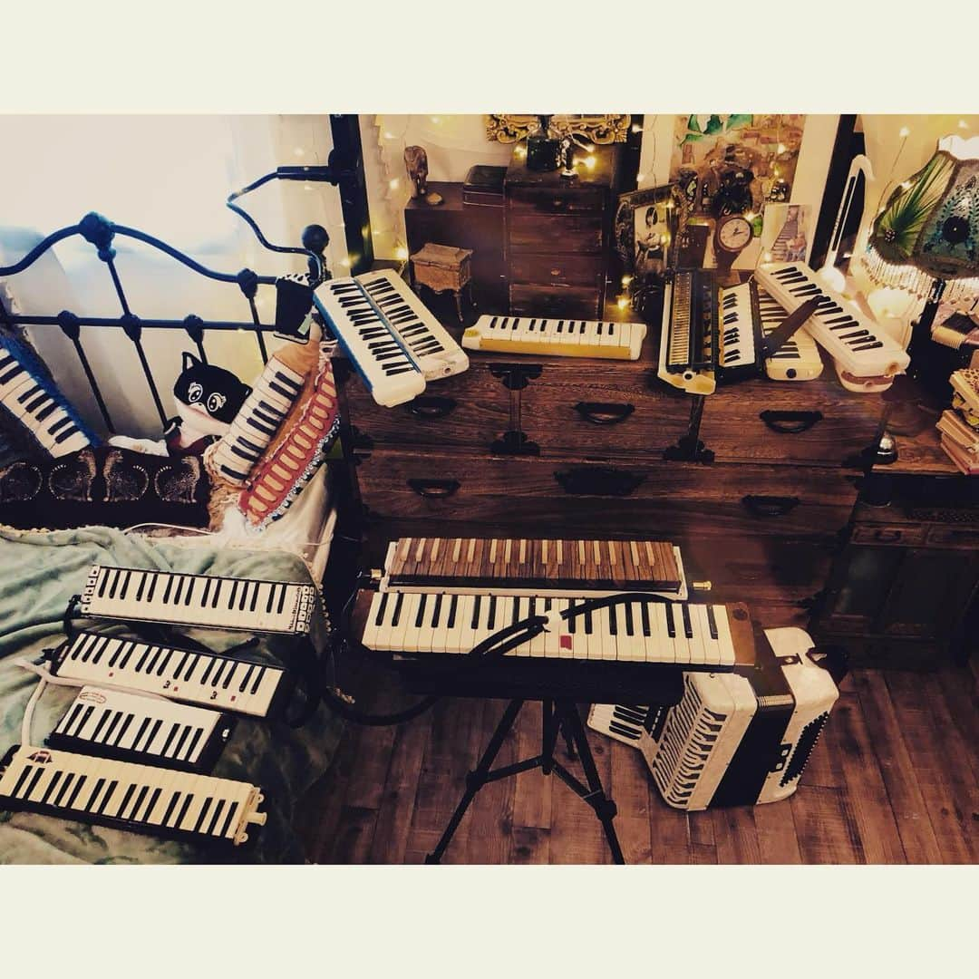 南川朱生さんのインスタグラム写真 - (南川朱生Instagram)「#myroom #mystudio #鍵盤ハーモニカゼミ #鍵盤ハーモニカ教室」8月8日 15時01分 - pianonymous404