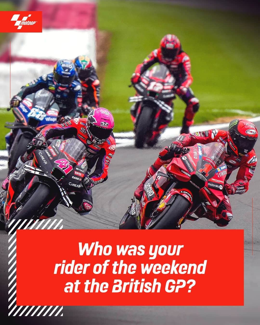 MotoGPさんのインスタグラム写真 - (MotoGPInstagram)「Plenty of great rides, but who was your standout performer?! 🤔  #BritishGP 🇬🇧 #MotoGP #Motorcycle #Racing #Motorsport」8月8日 16時00分 - motogp