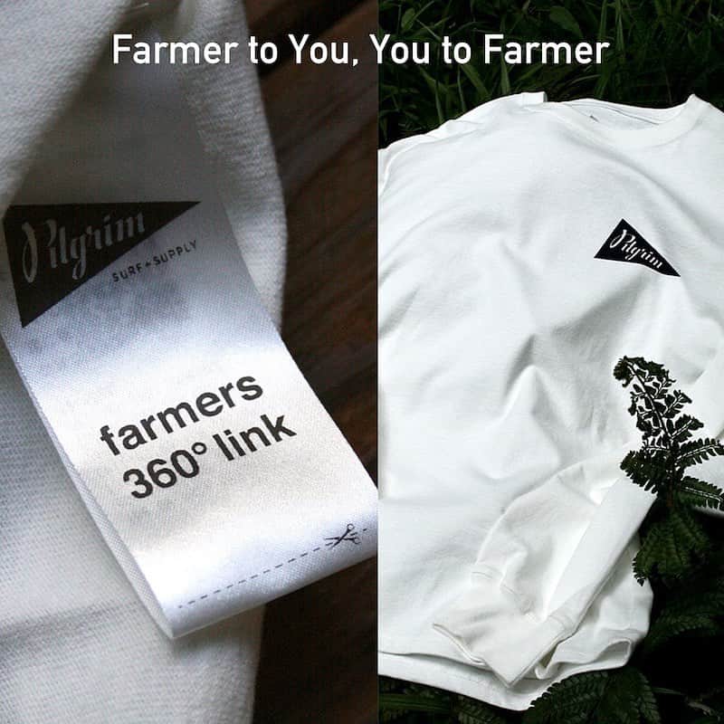 ビームスさんのインスタグラム写真 - (ビームスInstagram)「… Farmer to You, You to Farmer  @farmers_360_link @pilgrimsurfsupply  「farmers 360° link」は、世界中の農家のトレーサブルな生産物とデジタル技術を組み合わせて、購入者と生産者をつなぎ、新たなエシカル消費体験を提供するプラットフォームです。  今シーズン〈Pilgrim Surf+Supply〉では「farmers 360° link」の活動に賛同し、彼らが手掛ける"Cotton Chiko Africa"を使用した『Pennant Team Tee』を発売します。  "Cotton Chiko Africa"ではアフリカ・ザンビアの零細小規模農家と契約を結び、環境に配慮した農法で一つずつ丁寧に手摘みしたコットンのみを使用しています。  商品についているQRコードを読み込むと、使用されているコットンがどのような人や環境で作られているのか、栽培の過程で使われる農薬や収穫方法など環境にどのように配慮されているのかなどを確認できます。それだけでなく、売り上げの一部を、コットンの生産農家へ還元できるシステムになっています。コットンの生産農家であるアフリカの人々をプラットフォームを通じて直接応援でき、購入者の応援によってアフリカの農村に笑顔が生まれる様子をお届けします。  地球環境に対して「自分達として取り組めることは何か？」を常に探りながらモノ作りを行っている〈Pilgrim Surf＋Supply〉の新たな取り組みを、ぜひ体験ください。  本取り組みの詳細記事はリンクをチェック！ https://pilgrimsurfsupply.jp/news/2023/08/07110000.php 🔗→@beams_official ストーリーズハイライト”NEWS”より  #youtofarmer #farmers360Link #traceability#ethical#ethicalfashion #zambia#africa#africanfarmers #pilgrimsurfsupply #ピルグリムサーフサプライ #beams #ビームス」8月8日 20時00分 - beams_official
