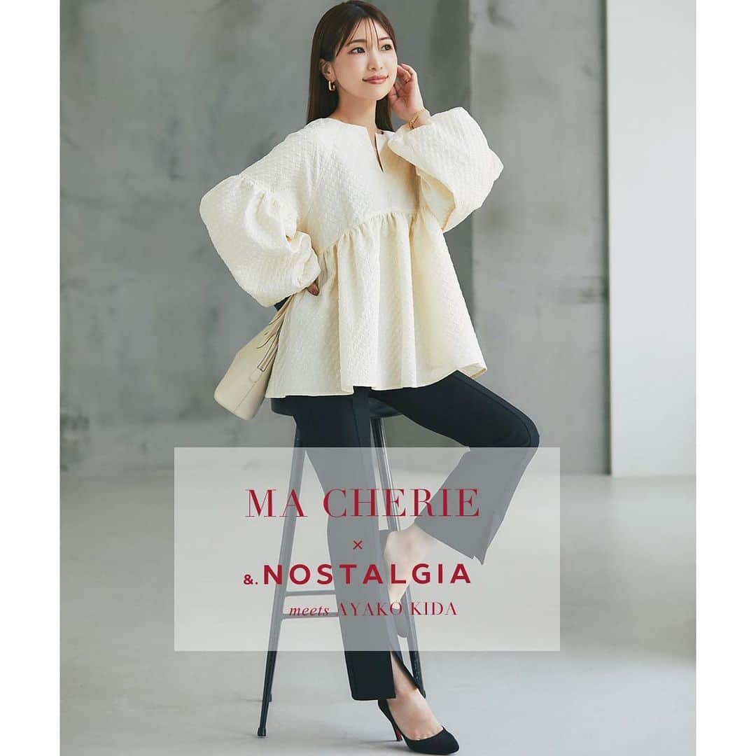 nostalgia_jpさんのインスタグラム写真 - (nostalgia_jpInstagram)「.  MA CHERIE♡ 　　　× &.NOSTALGIA  meets AYAKO KIDA   本日、NEW CATALOGが公開されました！ Official siteにて、是非チェックしてみてください!!    #nosstyle#fashion#cordinate #ノスタルジア#ノス#ノスジョ」8月8日 16時55分 - nostalgia_jp