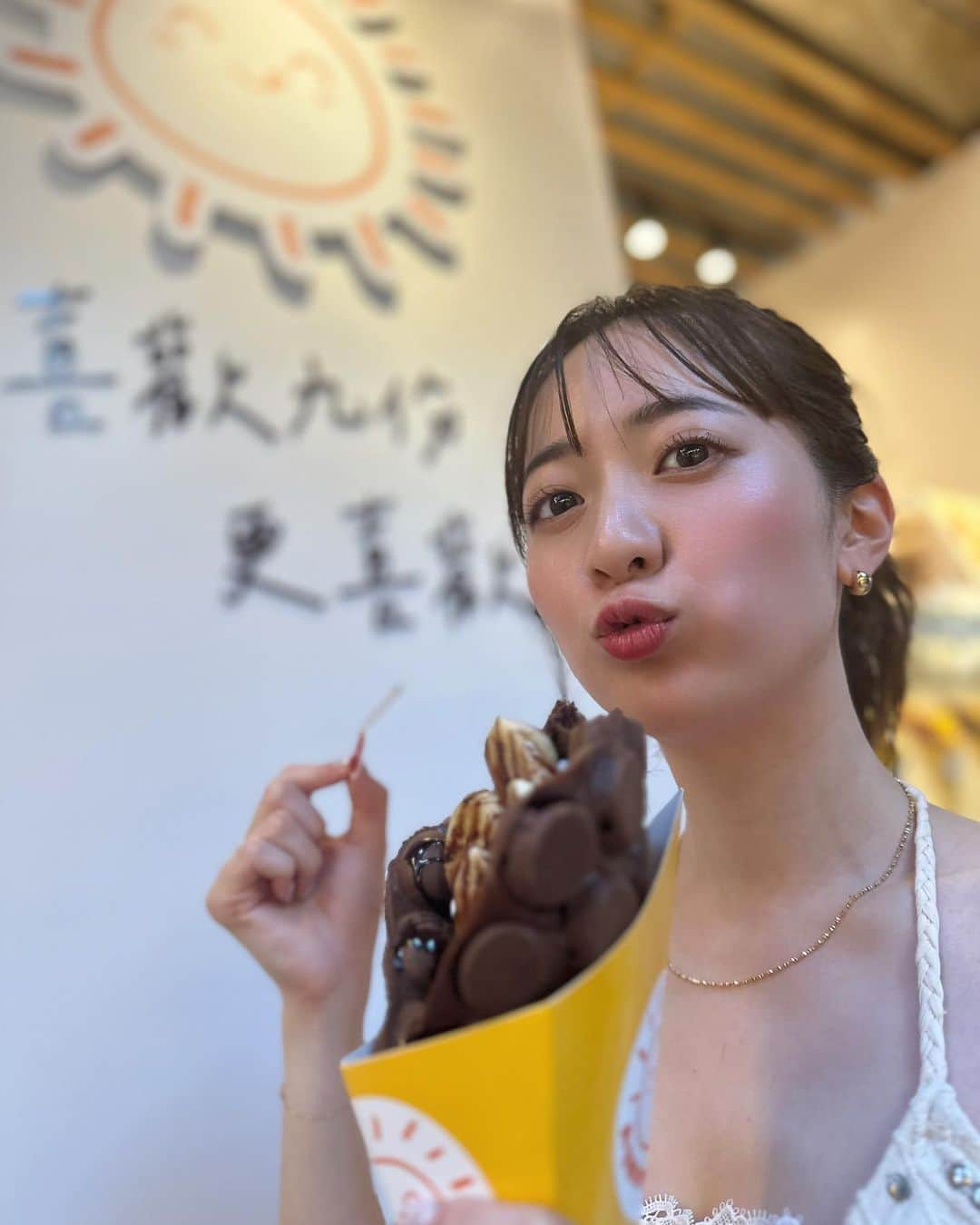 農海姫夏さんのインスタグラム写真 - (農海姫夏Instagram)「食べてみたかったやつ食べれた♡」8月8日 17時09分 - hina_noumi