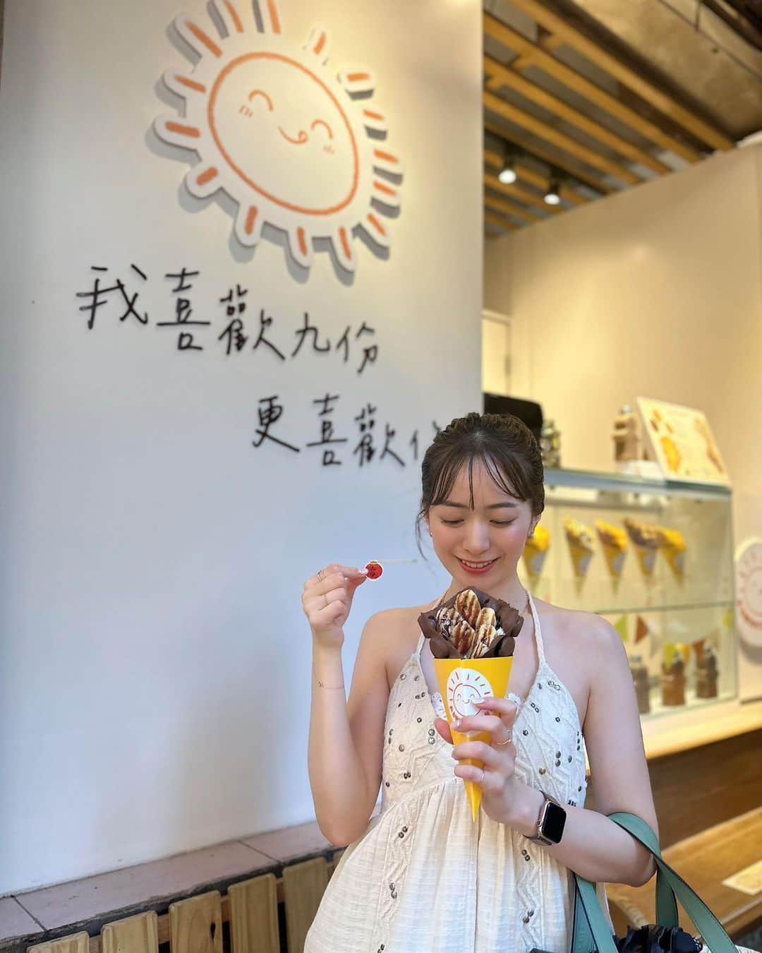 農海姫夏さんのインスタグラム写真 - (農海姫夏Instagram)「食べてみたかったやつ食べれた♡」8月8日 17時09分 - hina_noumi