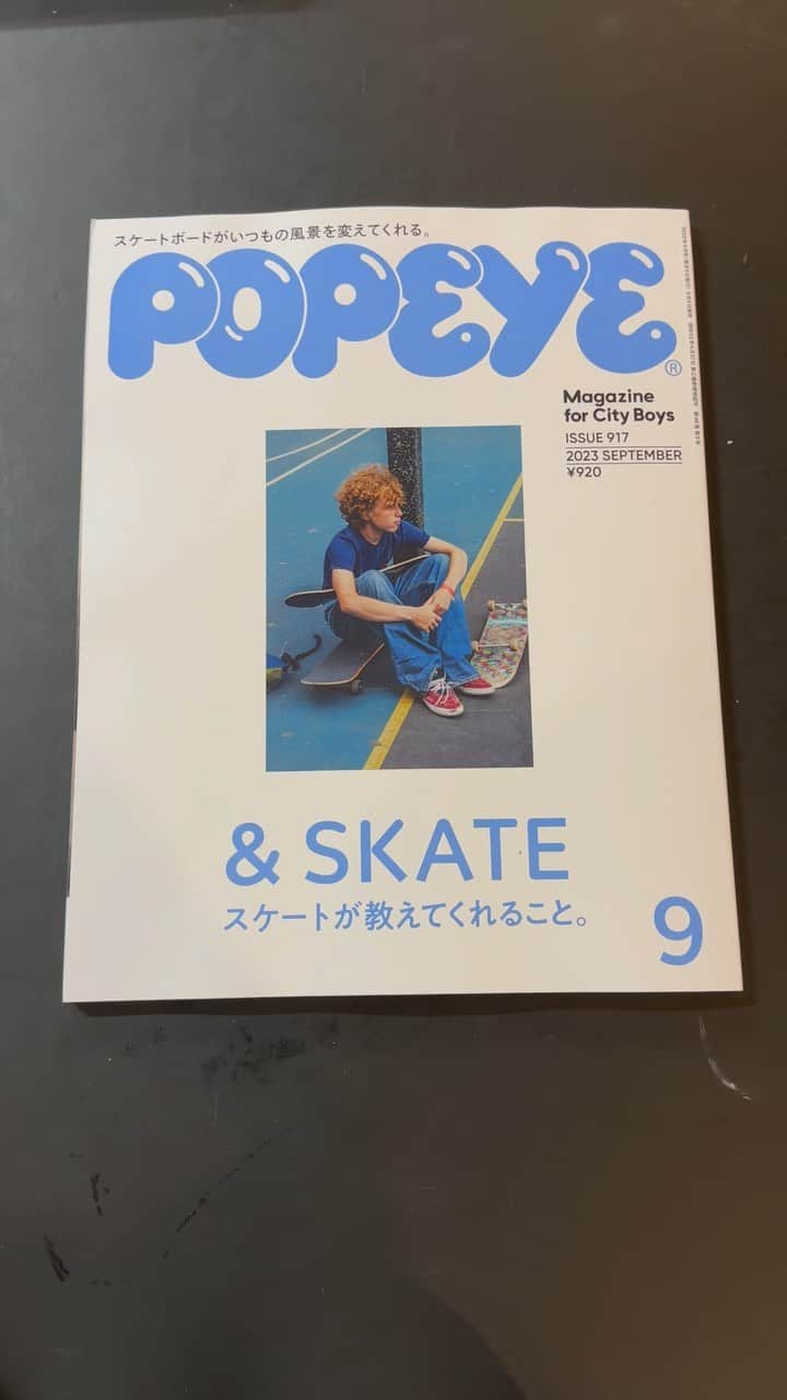 野村訓市のインスタグラム：「たくさん書きました。いろんな人がでてます。今バリバリ滑ってる人もそうでない人も、これからやろうという人も。一冊いかが？ @shadinyc @williamstrobeck @_streethassle @lousyleo @atibaphoto @john1wilson @curtisbuchanan @jirokonami @itsviolet @jeremyelkin @sevenstrong @laterkader @tgip_ @tomsachs @yutohorigome スパイクジョーンズにイアンマッケイまででてます　　@popeye_magazine_official」