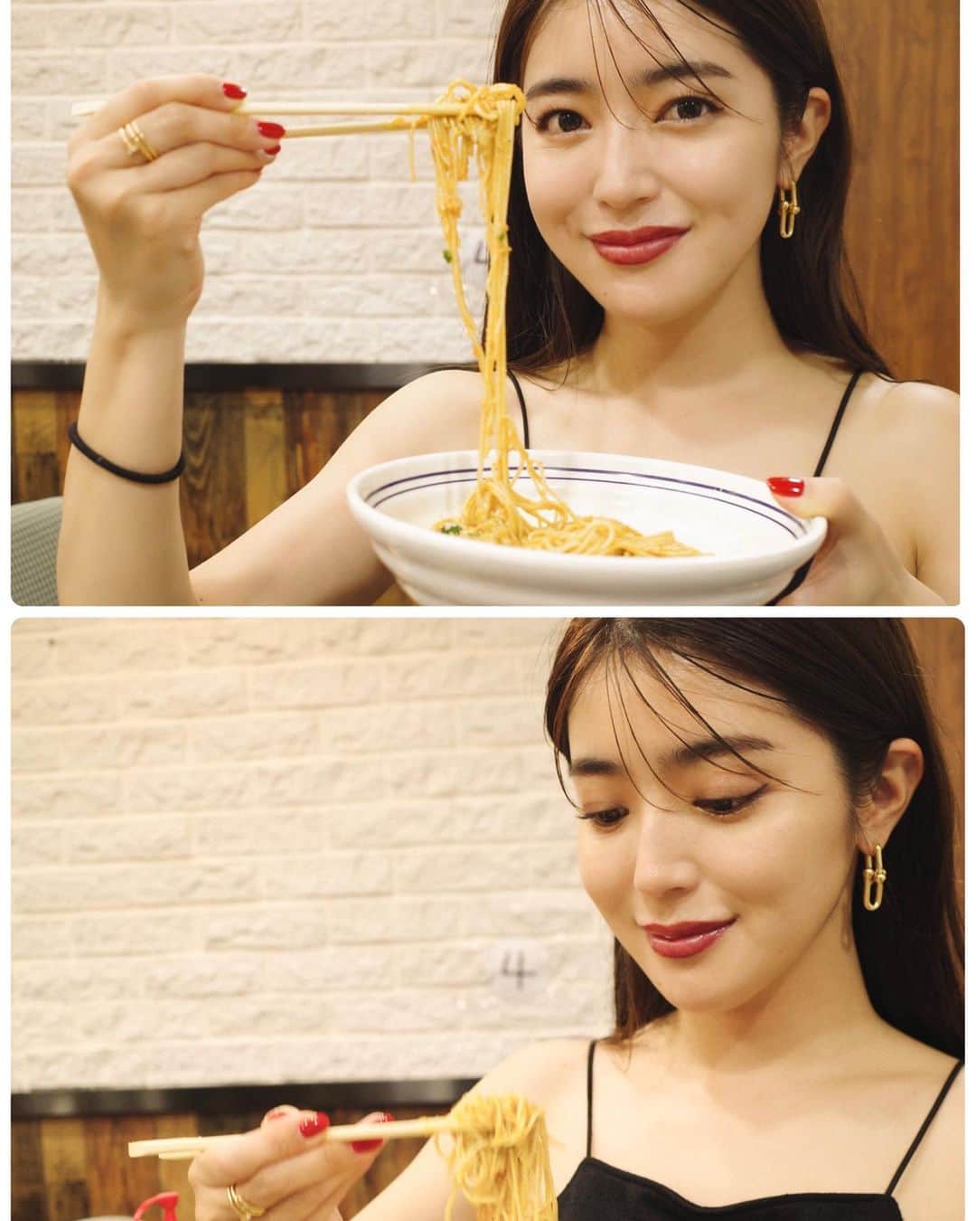 大口智恵美さんのインスタグラム写真 - (大口智恵美Instagram)「上海蟹の麺🍜  ちょっとフィードバック。 上海で食べたこの蟹の麺が美味しかったの🦀 日本にはない料理が沢山あって、中華好きにはたまらない時間。 滞在中の一番の楽しみはご飯だった！笑  #shanghai」8月8日 17時23分 - chemiiiii