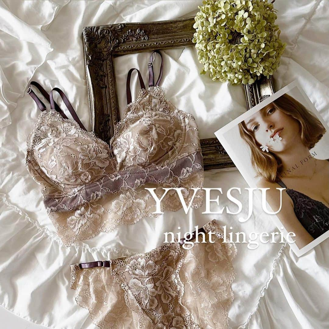 saaaay_kのインスタグラム：「2023.08.08 night lingerie…♡ ナイトブラ習慣がすっかり定着してるけど ナイトブラって機能性重視で見た目は二の次って 商品が多いんだけど…🌙💤 ・  ・ ここのナイトブラは見た目も上品で しかも機能性も抜群なの！  ダブルストラップで脇のほうからも ぐいっと引き上げてくれる🥹🥹🥹 ・  ・ ディレクターの田家さんが唯一無二のブラを目指して 0から開発されたそうです🫶🫶🫶  @yvesju_official  @maki.taie   明日9日から15日まで 名古屋タカシマヤ4階でポップアップも開催✨✨✨ ・  ・ 期間中はディレクターの田家さんも 店頭にいらっしゃるようです💕 私も時間見つけて遊びにいくつもり♩」