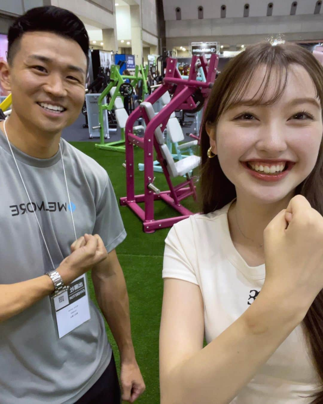 市ノ瀬アオさんのインスタグラム写真 - (市ノ瀬アオInstagram)「SPORTEC2023✨️  先日、 @nesta_japan  @matrixfitnessjp  のブースに立たせて頂きました ご一緒させていただいた皆様ありがとうございました🩵thank  you.」8月8日 18時15分 - ao_ichinose_821