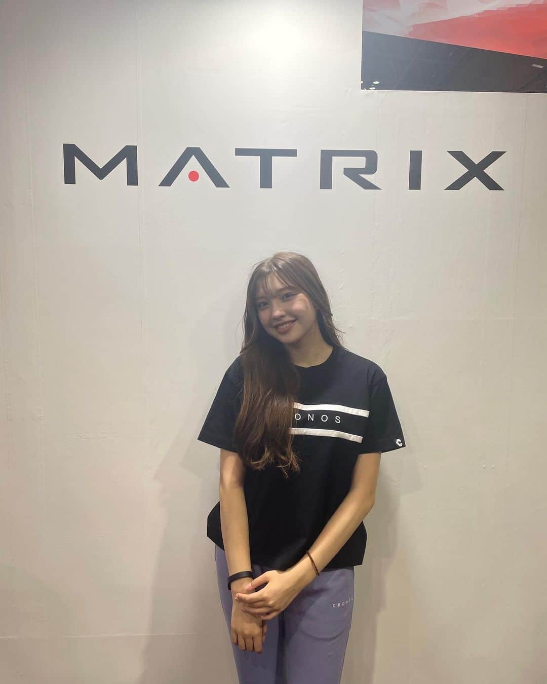 市ノ瀬アオのインスタグラム：「SPORTEC2023✨️  先日、 @nesta_japan  @matrixfitnessjp  のブースに立たせて頂きました ご一緒させていただいた皆様ありがとうございました🩵thank  you.」