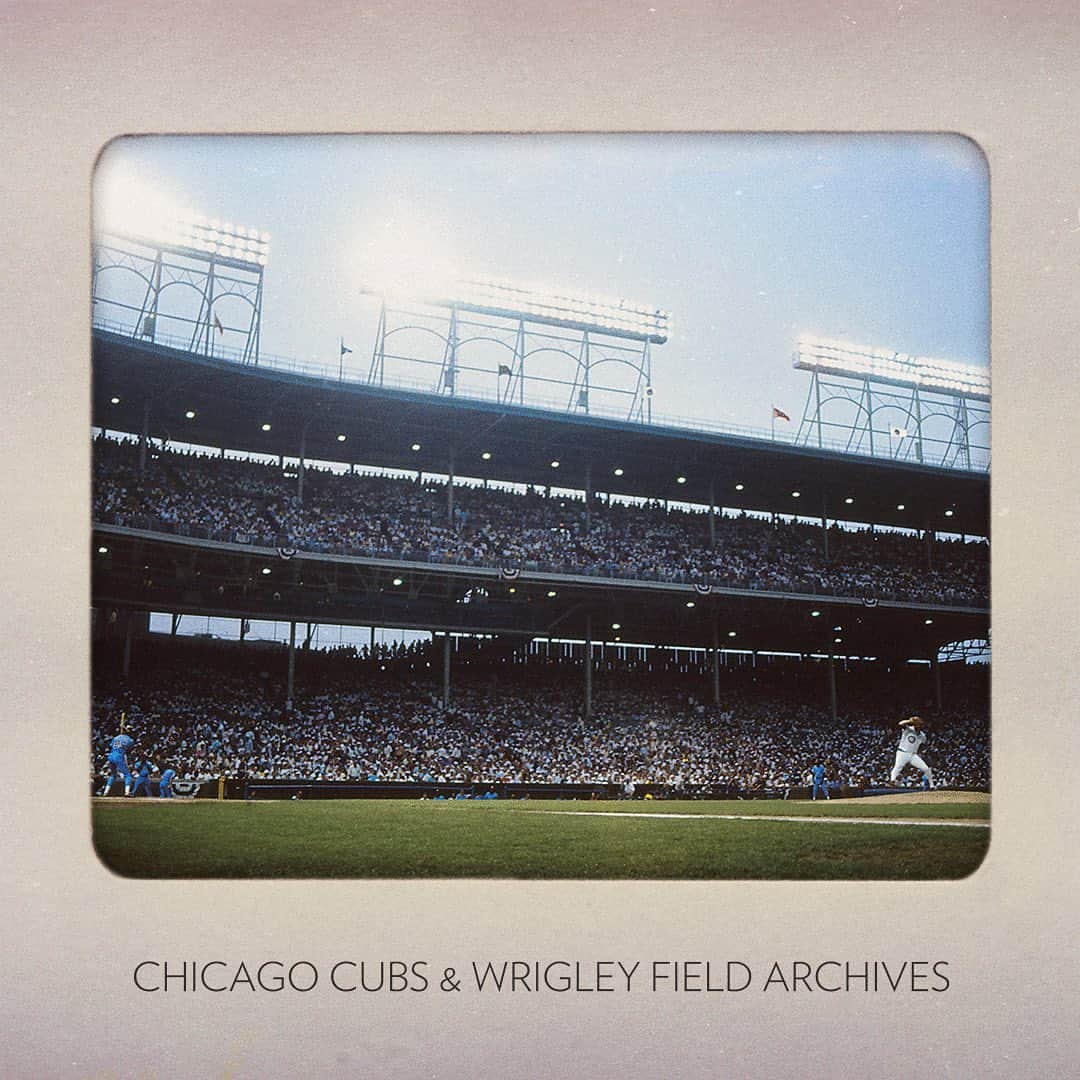 シカゴ・カブスのインスタグラム：「8/8/88: After playing 5,690 consecutive day games at Wrigley Field, the Cubs play their first scheduled night game at Wrigley Field, hosting the Philadelphia Phillies. With a national audience watching, the Cubs jumped to a 3-1 lead only for lightning, thunder and heavy rains to hit in the fourth inning, halting the game before it became official. The Cubs beat the Mets 6-4 the following night in the first completed night game in Wrigley Field history. In 2022, the original Wrigley Field light fixtures were replaced with new energy-efficient LED light fixtures.」