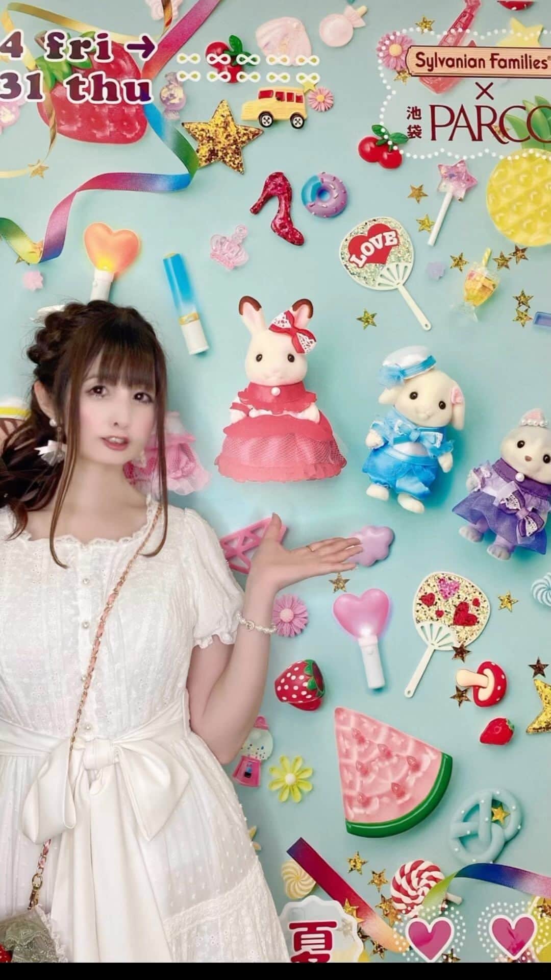 伊藤芽衣のインスタグラム：「池袋PARCOさまでの POP UP 開催中…！ ⁡ 連日、たくさんの方に ご来店いただき ありがとうございます♡ ⁡ 第1部は本日8日まで！ あした9日（水）からは 第2部がスタートします✨ ⁡ 池袋駅 地下直結入り口前にて とても暑いです🥺 ⁡ お越しくださるみなさまは くれぐれも 涼しい格好で 無理なくいらしてください♡ ⁡ #カワスタ #池袋パルコ #推しのいる夏」