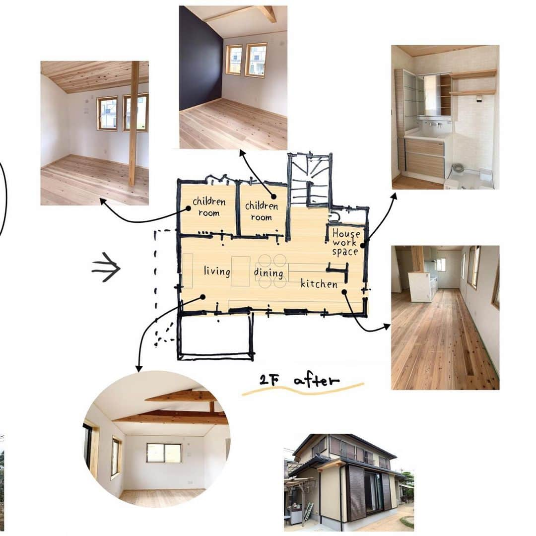 木の家ミヤシタさんのインスタグラム写真 - (木の家ミヤシタInstagram)「神戸市北区のリノベーションが完成しました♡  詳細はホームページからどうぞ @miyashita_wood   #無垢の家 #リノベーション #二世帯住宅 #あなたのお家も #南風 #北風 #暖かいお家 #ビフォーアフター #新築よりもお得で快適に #神戸市北区 #お家を整える」8月8日 18時24分 - miyashita_wood