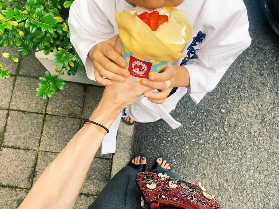 あまのまりさんのインスタグラム写真 - (あまのまりInstagram)「だいすきなところ🍦🍊🍉🍑🍇🍓 ひつじのクッキーのっけた🐏」8月8日 19時57分 - maririn_alpaka