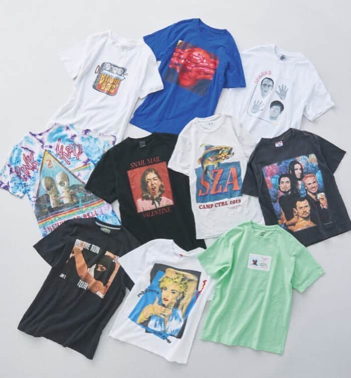 Numero TOKYOさんのインスタグラム写真 - (Numero TOKYOInstagram)「あなたの“偏愛Tシャツ”コレクション見せてください  ミュージシャン、映画、アート、珍スポットなど特定のジャンルのTシャツをこよなく愛し収集する、ファッションプロとクリエイターたち。そんな彼らにTシャツへの思い、集める楽しみやこだわりを聞いた。詳細はNumero.jp並びに2023年7・8月合併号に掲載中。  1.田中久子｜PR 50sドラマシリーズ『I Love Lucy』Tを一本釣り  2.在原みゆ紀｜モデル 女性らしく着たいボーイッシュな細ボーダーT  3.奥浜レイラ｜音楽パーソナリティー、ライター 好きなアルバム＆ツアー限定のミュージシャンT  4.とに～｜アートテラー アートTは、どこでも誰とでも美術を語るきっかけに  5.鶴谷聡平｜「サントラ・ブラザース」長映画Tを仲間と語る楽しみ  6.三井リンダ｜ファッションデザイナー 聖地巡礼して集まったアメリカ珍スポット&秘境T  7.シトウレイ｜フォトグラファー、ジャーナリスト 社会実験的な意味で着る、セクシュアルモチーフT  8.キャサリン・リーランド｜PR会社勤務、モデル クリエイターのSNSで発掘するメッセージT  #numerotokyo #Numerojp #tシャツ #fashion #tshirts #mode #art #culture」8月8日 20時04分 - numerotokyo