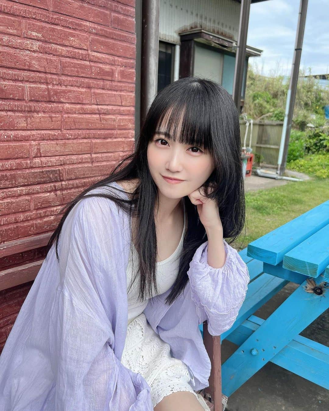 のインスタグラム：「♡♥ #ヤンマガ #ヤンマガweb #グラビア #stu48 #オフショット」