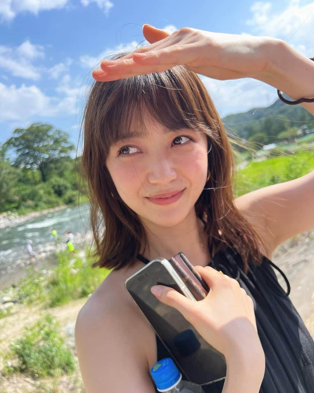 佐藤優津季のインスタグラム：「毎日あつつ〜🥤🌺」