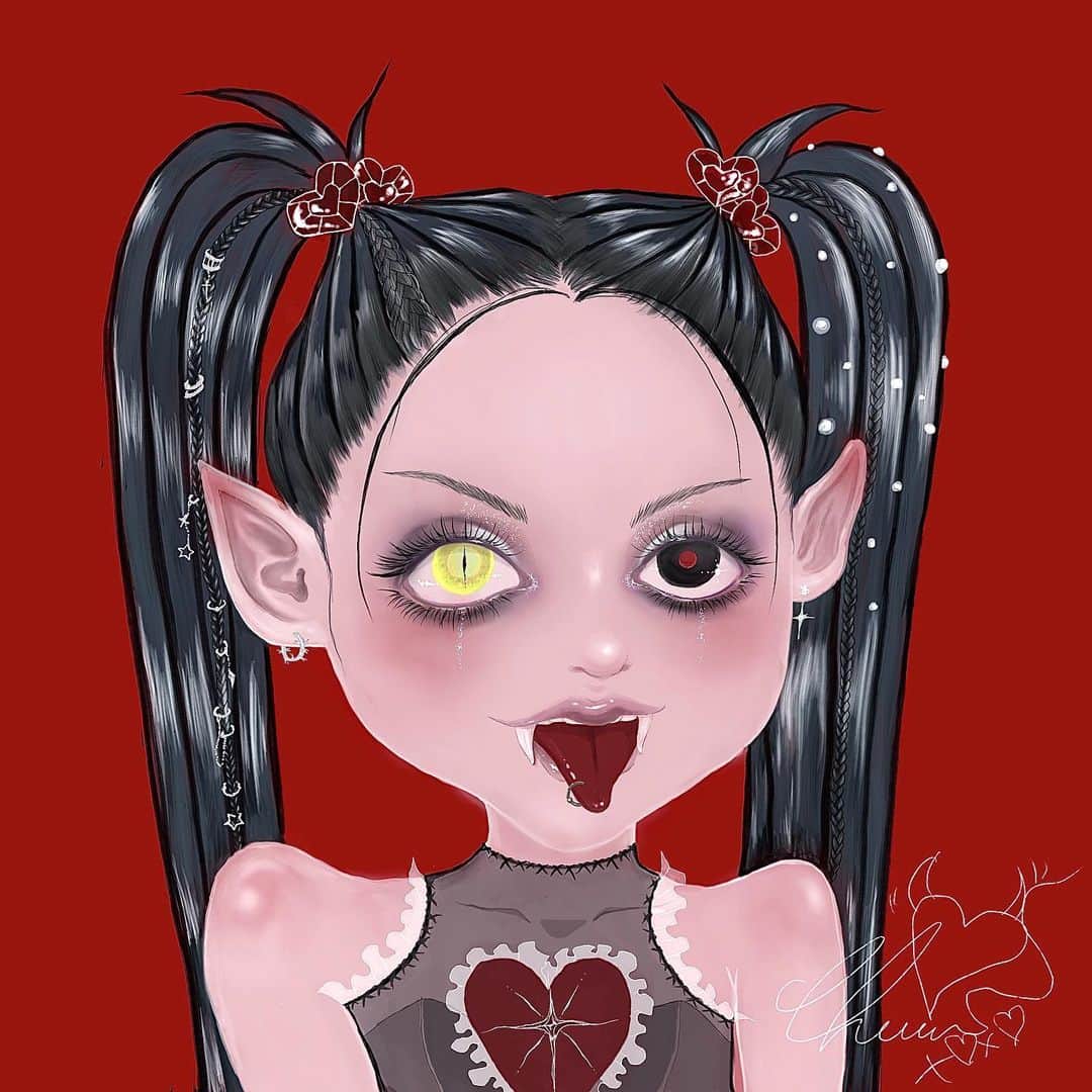 chiiiiiのインスタグラム：「✒️𝑚𝑒 💔」