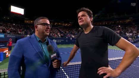 ミロシュ・ラオニッチのインスタグラム：「Another win for Milos! This one had more meaning.」