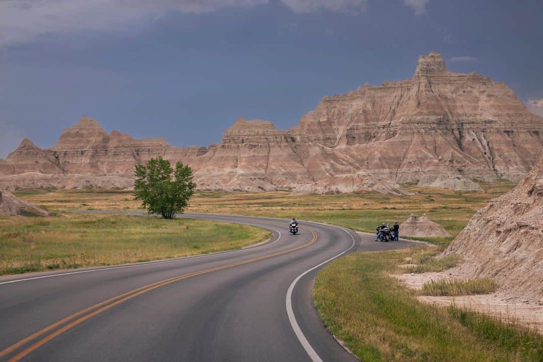 Harley-Davidsonのインスタグラム：「The South Dakota Black Hills define adventure for us. Get out and ride free.​  📷 @kurpius​  #HarleyDavidson #Sturgis2023 #Sturgis​」