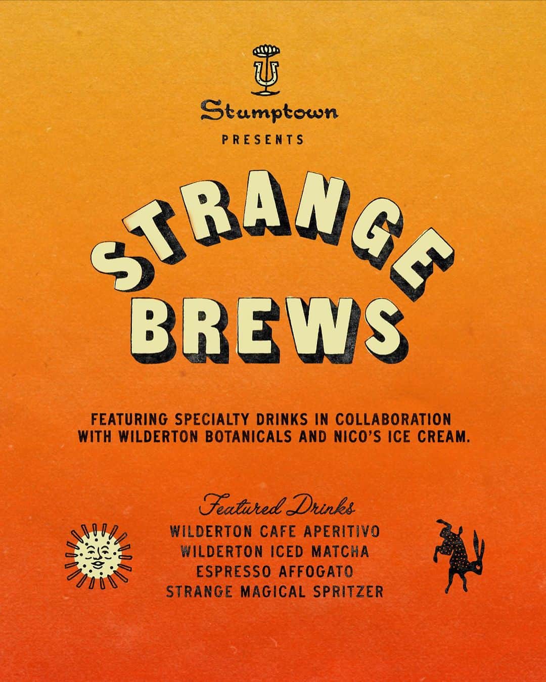Stumptown Coffee Roastersさんのインスタグラム写真 - (Stumptown Coffee RoastersInstagram)「Join us each Wednesday in August (2-5PM) at our Portland SW 3rd and Division cafes for STRANGE BREWS 🪄🧙‍♂️☕️ OooOooOo!   Drink tasty concoctions featuring Wilderton Botanicals and Nico’s Ice Cream. See you there!」8月9日 2時32分 - stumptowncoffee