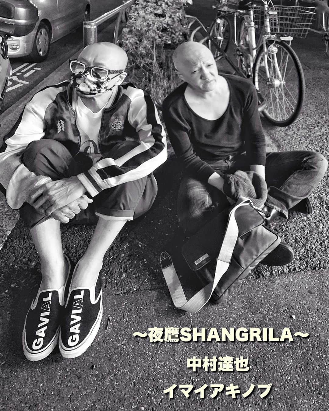 イマイアキノブのインスタグラム：「🦋そして 今夜の演奏は  8.9(水) @ 下北沢440  〜夜鷹SHANGRILA〜   イマイアキノブ弾き語り  ✖️ 中村達也ドラム独奏   OPEN 19:30  START 20:00 ADV ¥3500 DOOR ¥4000 U23 ¥1000 別途飲物代  チケット予約 tiget.net/events/258513  問い 下北沢440 世田谷区代沢5-29-15 SYビル1F ☎︎03-3422-9440 (16:00〜) @440_four_forty   #中村達也 #イマイアキノブ #livemusic」