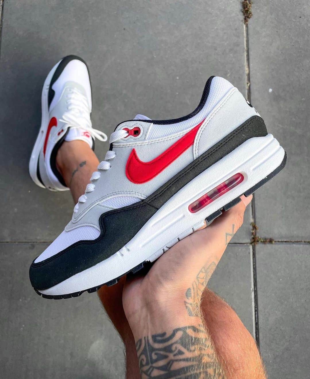 Foot Lockerのインスタグラム：「The Air Max 1 is coming back strong this year 🔥💪  Grab your pair of the Nike Air Max 1 'Chili 2.0' in-store & online now.」