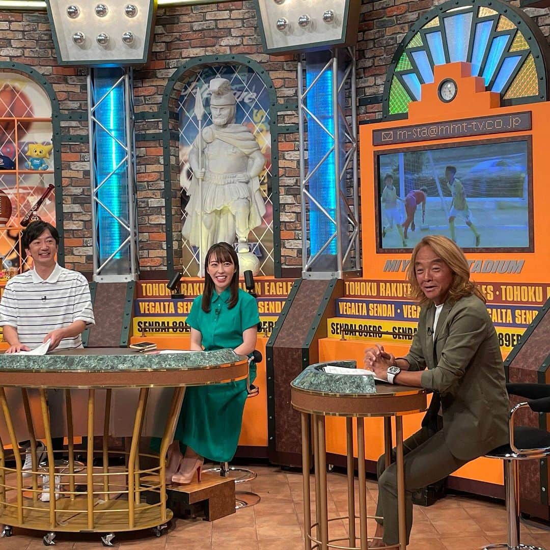 北澤豪さんのインスタグラム写真 - (北澤豪Instagram)「ミヤテレスタジアム 毎週日曜 午後4:55～ 7月より青木秀尚アナウンサーが ...