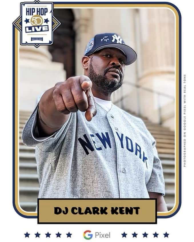 DJ Clark Kentさんのインスタグラム写真 - (DJ Clark KentInstagram)「#Ad It’s going down August 11 at the Yankee Stadium. We do this for the culture. Grab you tickets asap. Witness Hip Hop history.   #HipHop50  @googlepixel_US @hiphop50 @massappeal」8月9日 7時00分 - djclarkkent