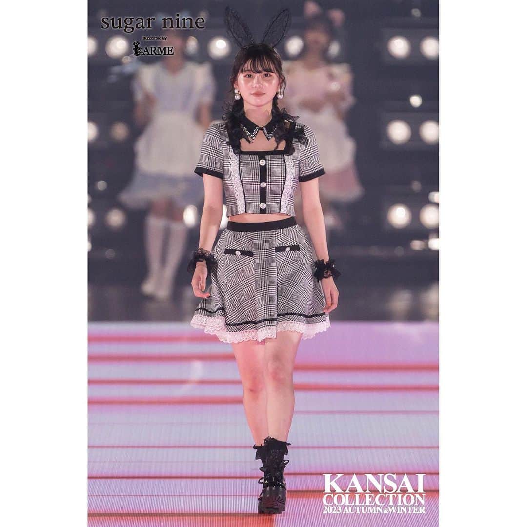 のインスタグラム：「. 『KANSAI COLLECTION 2023A/W』  ～*～～*～～*～～*～～*～～*～～*～  sugar nineスペシャルステージ @sugarnine_official   三原羽衣 ＠ui.mihara_official  石川翔鈴 ＠karen__i328  横田未来 ＠mirai_yokoda  加藤ナナ ＠katouchan  中村里砂 ＠risa_doll_  悪魔のキッス　@devilschu  戦慄かなの（悪魔のキッス） ＠fabkanano  KATY（悪魔のキッス） ＠pantykaty   ～*～～*～～*～～*～～*～～*～～*～  #関コレ #KANSAICOLLECTION #fashion #event #ootd #coordinate #model #japan #osaka #girl」