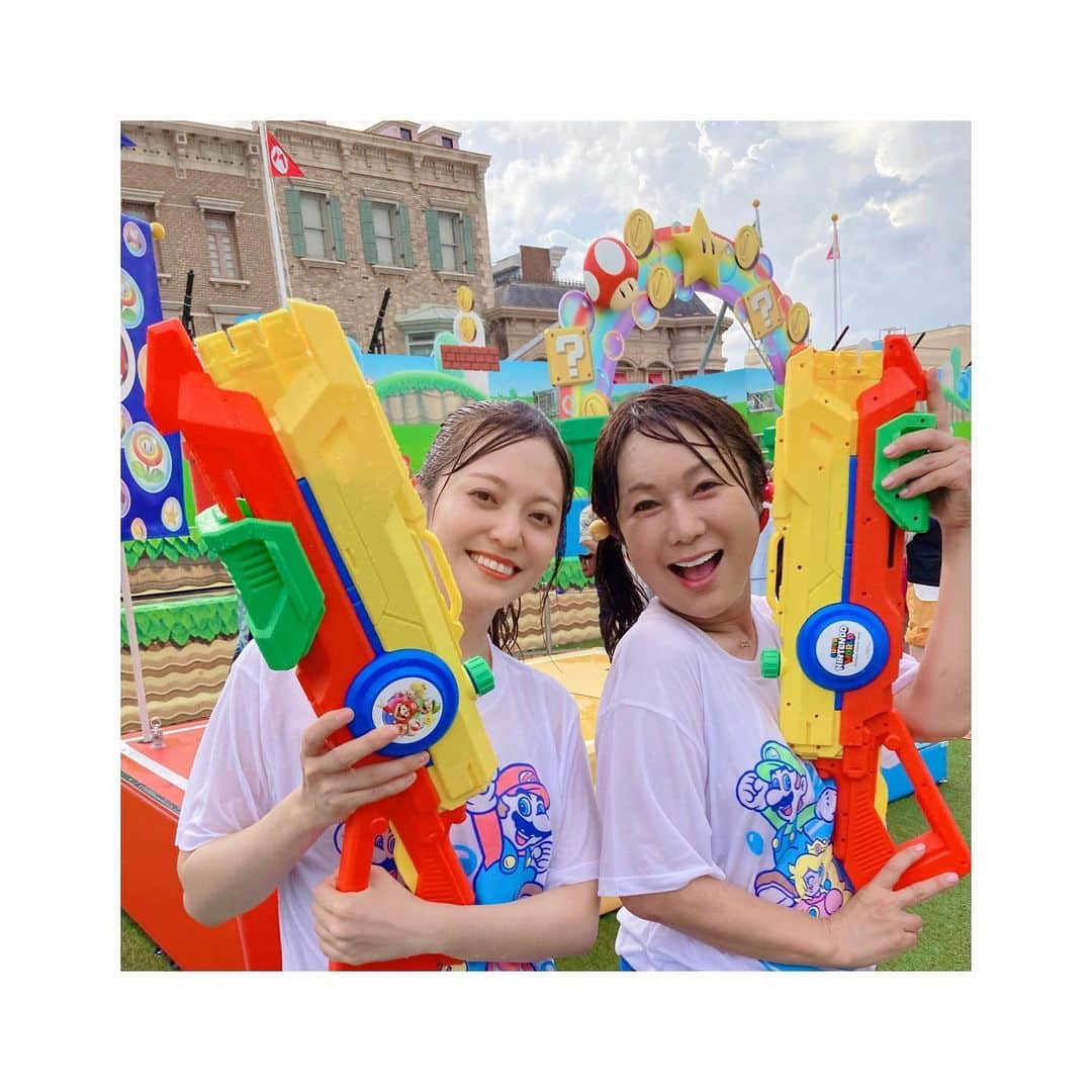 森夏美さんのインスタグラム写真 - (森夏美Instagram)「. USJで夏の思い出づくり🌻  コースターで思いっきり笑って、 イベントでびしょ濡れになって、、  ヒリヒリ日焼けも、 愛おしいお土産です😎🔥  #夏休み #日帰り旅行 #usj  #スーパーニンテンドーワールド #水かけ祭り #東海テレビ #アナウンサー #森夏美」8月9日 18時02分 - mori_natsumi0722