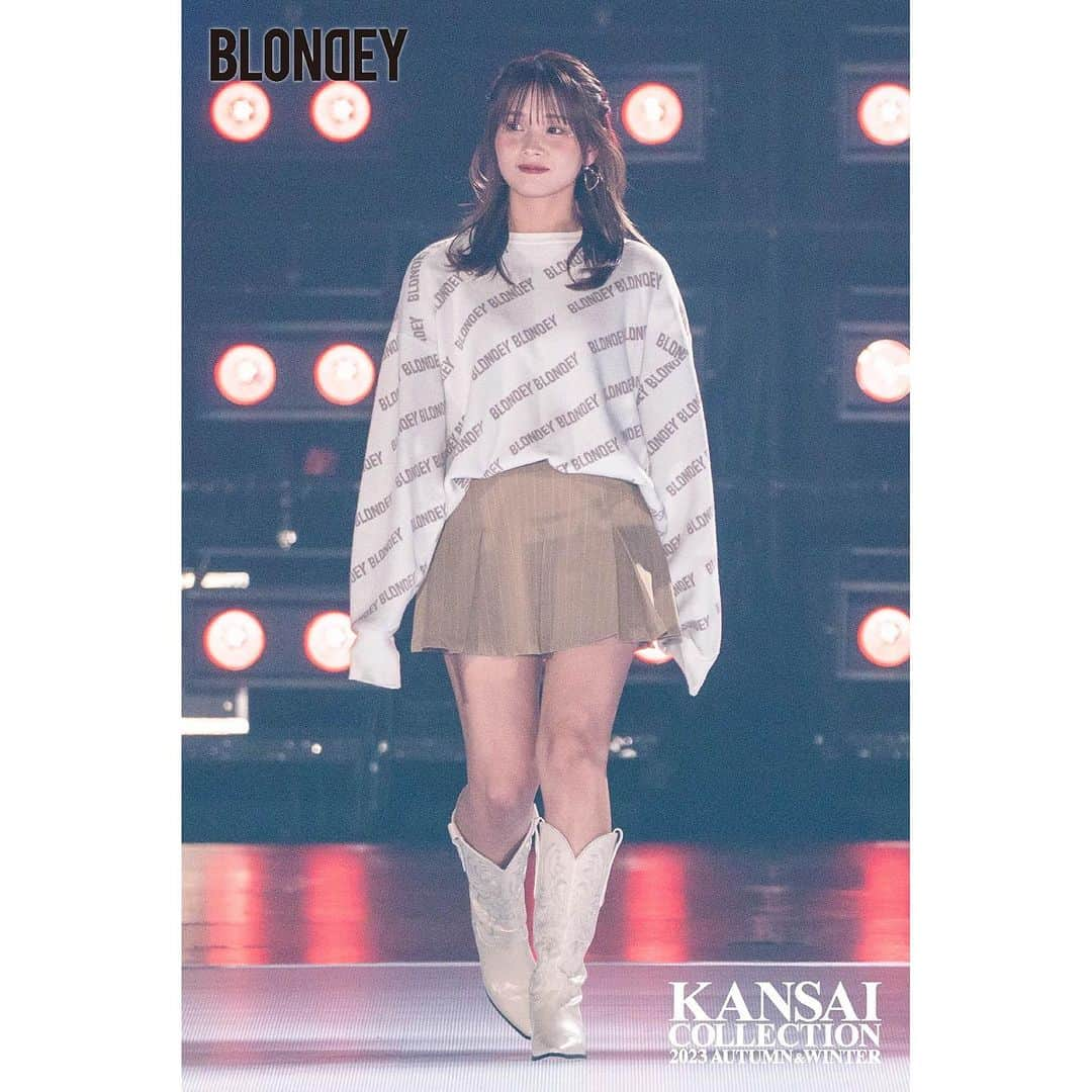 関西コレクションのインスタグラム：「. 『KANSAI COLLECTION 2023A/W』  ～*～～*～～*～～*～～*～～*～～*～  FASHION STAGE BRAND:Blondey @blondey_official  るな(ばんばんざい) ＠mm_runa  みゆ(ばんばんざい) @miyu0300  いちえ(夜のひと笑い) @hnkichie27  みりちゃむ @mirichamu_0710  愛月颯花 @fillia_fuuka  羽澄まり @mari_hasumi  ゆいちゃみ @yui628  ねお @neo_0606  伊藤桃々 @__peachstagram__  PyunA. @_000919_   ～*～～*～～*～～*～～*～～*～～*～  #関コレ #KANSAICOLLECTION #fashion #event #ootd #coordinate #model #japan #osaka #girl」