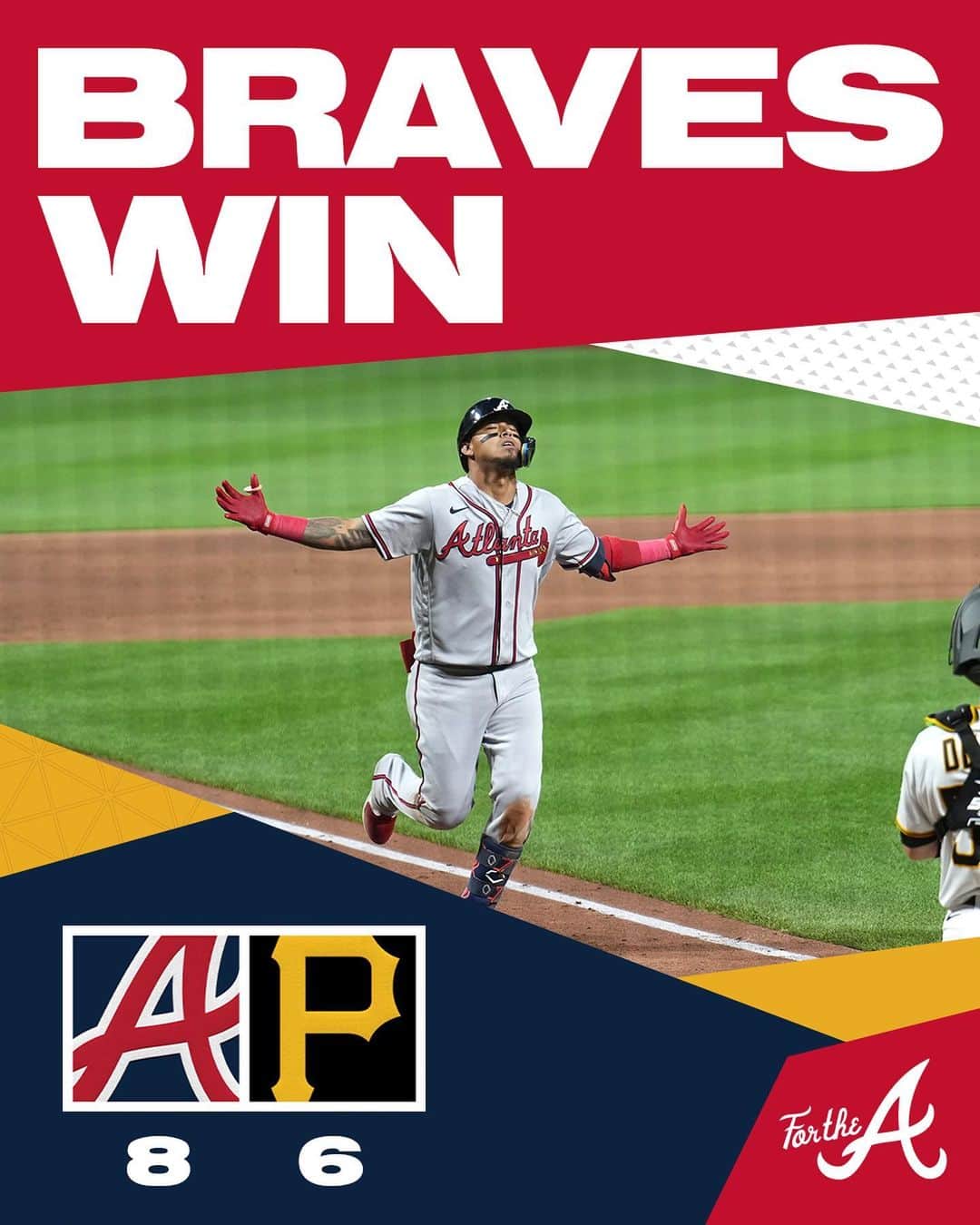 アトランタ・ブレーブスさんのインスタグラム写真 - (アトランタ・ブレーブスInstagram)「Braves Win!」8月9日 11時05分 - braves