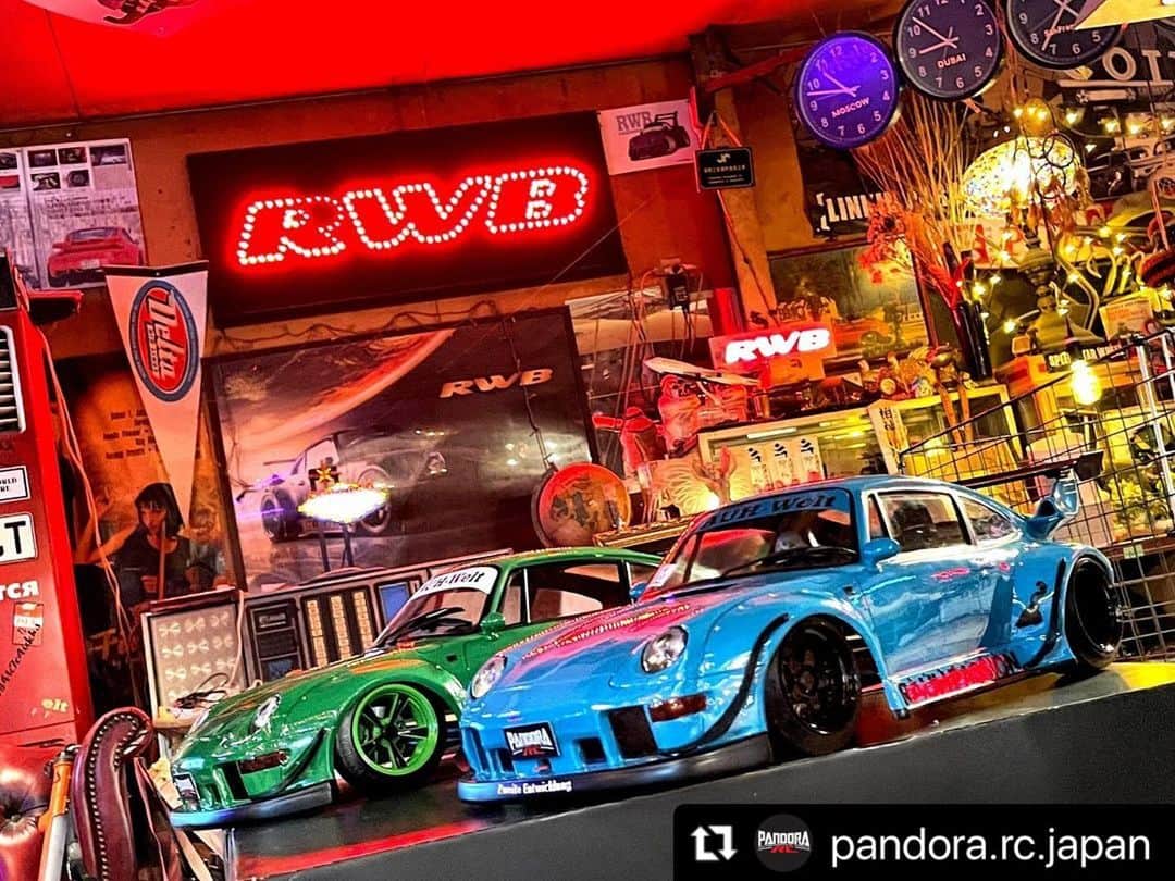 長谷川史歩理のインスタグラム：「@pandora.rc.japan @rwb_rauhweltbegriff  ⁡  The ultimate RC body shell completed under the supervision of Mr. RWB Nakai. ⁡ Event🎪 @fuelfest_japan_  @pandora.rc.japan ×RWB   collaboration👙  #rwb #rauhweltbegriff   ⁡ #fuelfest #fuelfestjapan #fuelfestjapan2023  #rauhweltbegriff  #rwb993 #rauhwelt #porsche #porsche993 #porsche #rccar #modelcar #rcbody #rcbodyshell #pandorarc #carmodel」