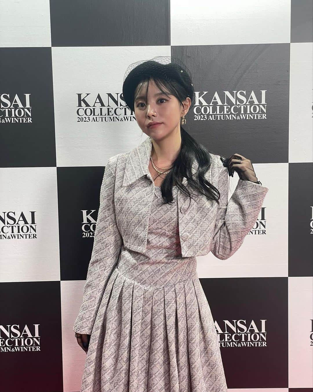 MeJiwooさんのインスタグラム写真 - (MeJiwooInstagram)「KANSAI COLLECTION 2023 A/W  새롭고 짜릿했던 경험의 기록들💫」8月9日 12時53分 - mejiwoo103