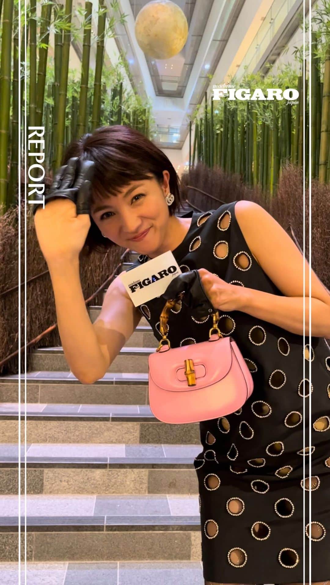 のインスタグラム：「「GucciBamboo Summer」に来場した満島ひかりさんからキュートなコメントが到着🌕 ♡ 🎋 グッチバンブーはどんなファッションに合わせたい？新曲『Shadow Dance』に込めた想いとは？動画最後のコメントもお見逃しなく！  #gucci @gucci #GucciBambooSummer #GucciBamboo1947  #GucciOsteria #グッチバンブー #満島ひかり #ShadowDance @hikarimitsushima」