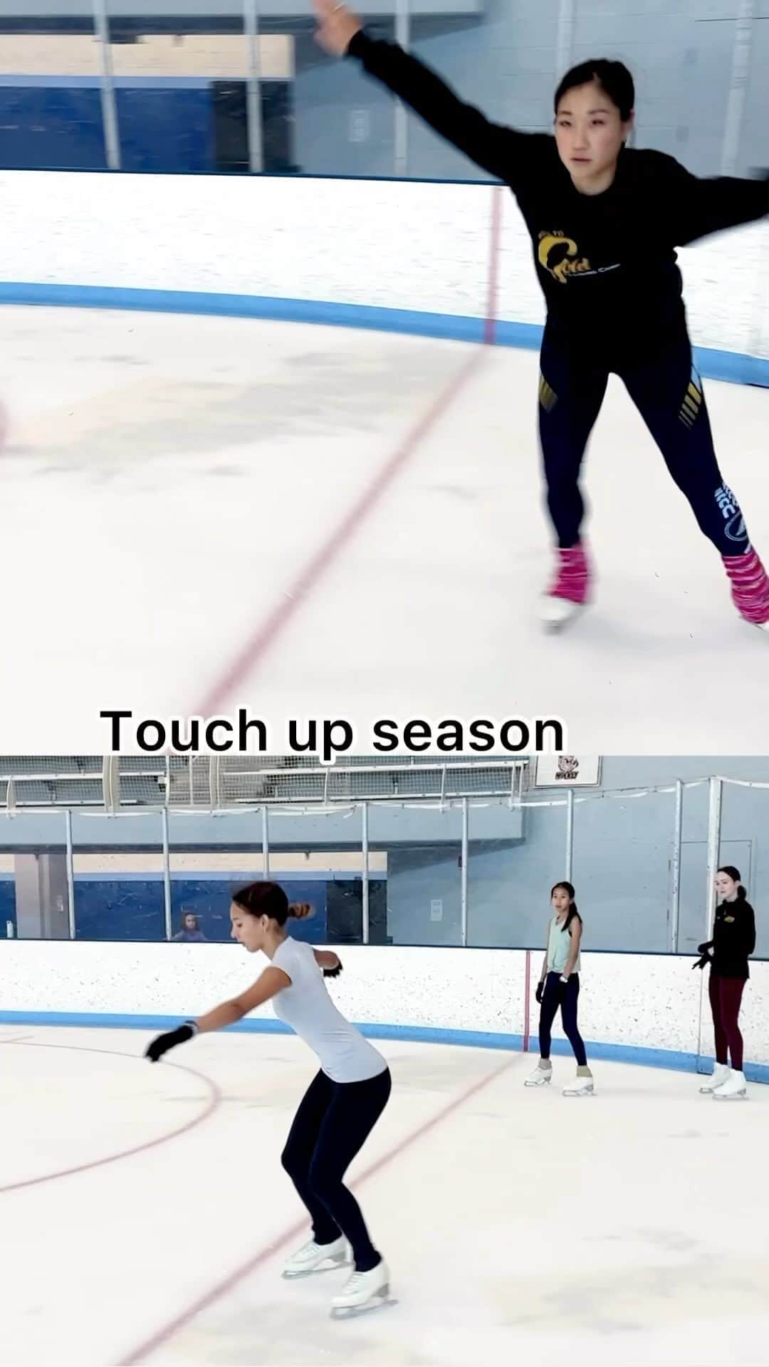 長洲未来のインスタグラム：「Touched up some choreography for a program I got to do for @dominika.skates ⛸️😎 • Thank you to @millerlowry for giving me the opportunity to explore a new avenue of skating and @road2gold for bringing me out to #arkansas  • This is a reminder to you and to me that skating doesn’t have to have an expiration date. ♥️ • #blessed #opportunity #figureskating #iceskate #girlswhocanskate #skatelife #vibes #skatestyle #figureskater」