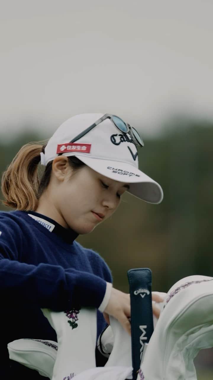 西村優菜のインスタグラム：「Yuna Nishimura’s morning practice session.  The world’s greatest golfers descend on Walton Heath starting Thursday!」