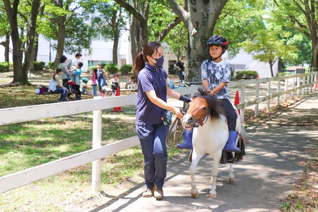 海老名市さんのインスタグラム写真 - (海老名市Instagram)「夏休みポニーふれあい教室🐎  市内在住の小学生を対象に開催されている「夏休みポニーふれあい教室」の様子です。（※募集は終了しました。）  海老名運動公園で暮らすポニーの乗馬（引き馬）やブラッシングなどのお世話、エサやりなどを行いました。  普段の生活ではできない体験に、子どもたちの笑顔が輝いていました✨  #好きです海老名 #住みたい住み続けたいまち海老名 #海老名 #神奈川 #ebina #ポニー #夏休み #夏休みポニーふれあい教室 #小学生 #乗馬 #レッスン #夏 #夏の思い出 #海老名運動公園」8月9日 16時29分 - ebina_official