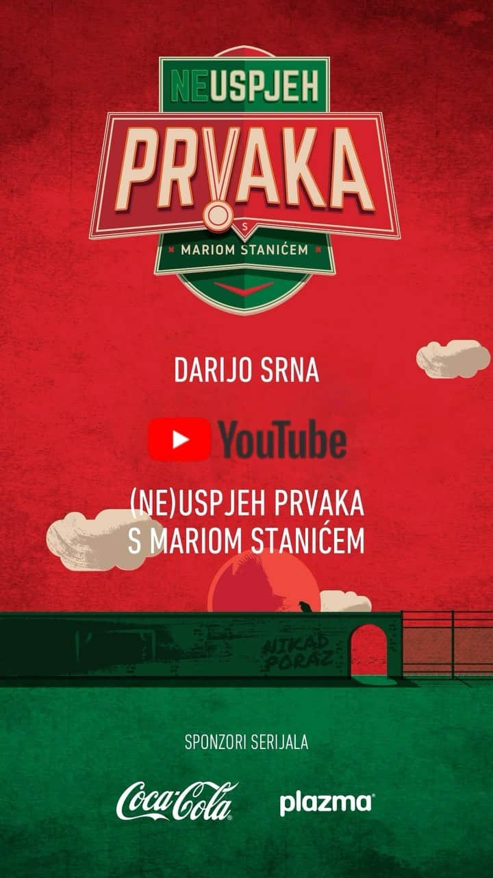 ダリヨ・スルナのインスタグラム：「❗️ @darijosrna x @stanic.mario13 ❗️  👉🏼 Link za YouTube kanal je u opisu profila.  👉🏼 Koliko je profesionalnom sportašu teško kada se nađe u nesportskoj situaciji za koju nije kriv, Darijo jako dobro zna.  👉🏼 Vjerojatno nema osobe koja prati nogomet, i sport generalno, a da nije čula za problem u kojem se Darijo našao tijekom igračke karijere.   👉🏼 Mnogo stvari je podijelo sa @stanic.mario13 u emisiji, a sve ono što nisu stigli spomenuti, tu je @darijosrna autobiografija 📚 ‘Zašto te zovu Srna’.   #neuspjehprvaka #neuspehprvaka #mariostanic #darijosrna」