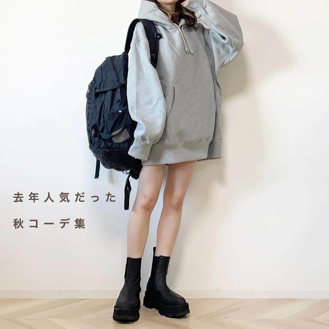 mero*のインスタグラム：「秋の準備始める頃だよね💭 . . . もう夏のセールも終わりがけか 今やってるところかな？ . そろそろ秋の準備始めるかなと思って 先取りで人気だったコーデを🫶 . 去年のお洋服だけど一応分かるのだけ タグ付けしておくね✍️ . . . もうすぐお引越しするんだけどお洋服が 多過ぎてちょっと断捨離しようかなと思ってて… . 引っ越すまでの1ヶ月のどこかで サブアカウントの方でフリマアプリのアカウント 載せてちょっとだけフリマしようかなと思ってるから 興味ある人居れば見てみて👀 . @mero_orem_08 . . . #秋コーデ #秋服コーデ #秋服 #パンツコーデ  #デート #スカート #大学生コーデ #ニットコーデ #ブラウス #プチプラコーデ #デニムコーデ #シンプルコーデ」