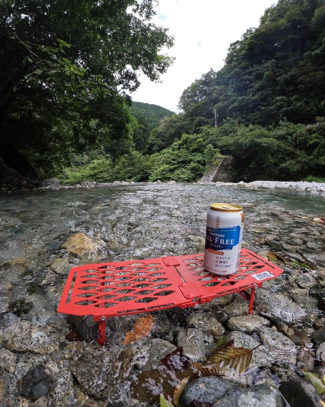 芳美リンさんのインスタグラム写真 - (芳美リンInstagram)「NATURE TONESさんの新作、  THE HALF FOLD TINY TABLE♡  コンパクトで、持ち運びしやすく、 色々なアウトドアシーンで活躍しそうです(*^^*)  形はは2種類✌ MESH MODEL FLAT MODEL カラーはブラックとレッドの2色！ 系4種から選べます。  私は、ポップなレッドをチョイス♪ ブラックはカッコいい☆  初回受注は明日まで☆  ぜひチェッしてみて下さい♡  @nature_tones  #ネイトアンバサダー #ハーフフォールドタイニーテーブル #アウトドア女子 #キャンプグッズ#NATURETONES#KEENjapan#GoProjp #大滝キャンプ場」8月9日 19時23分 - lynn.lynn5