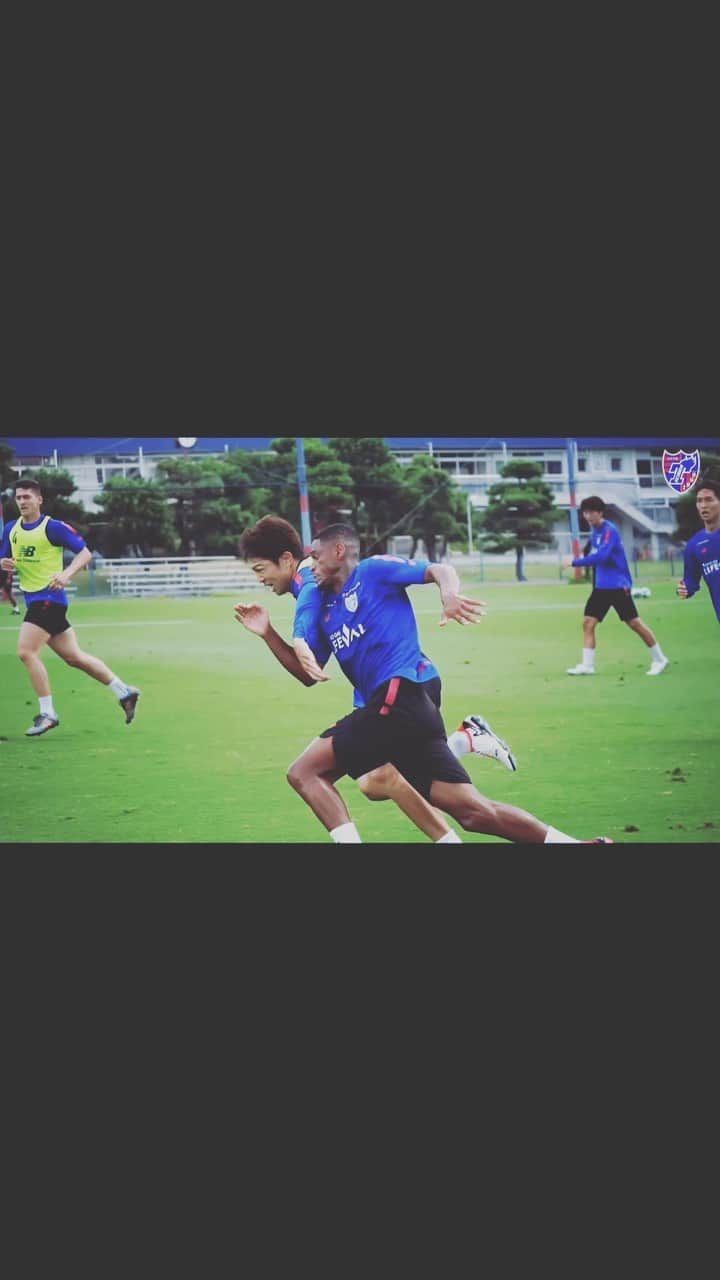 のインスタグラム：「🔵🔴 #リール #reel #reels   ホーム #京都サンガFC 戦に向けて🔥 TRAINING reel 👍🔵🔴  @fctokyoofficial  #FC東京 #fctokyo #tokyo」